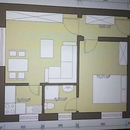 1-bedroom Holiday home